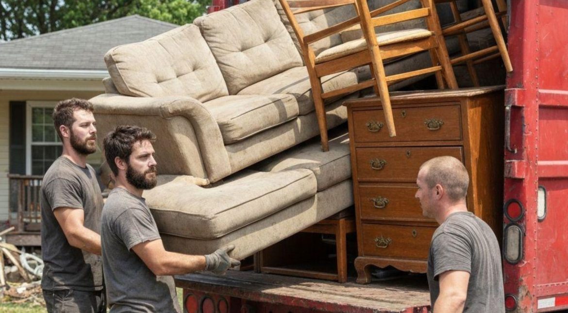 Garage transformed after junk removal and decluttering services