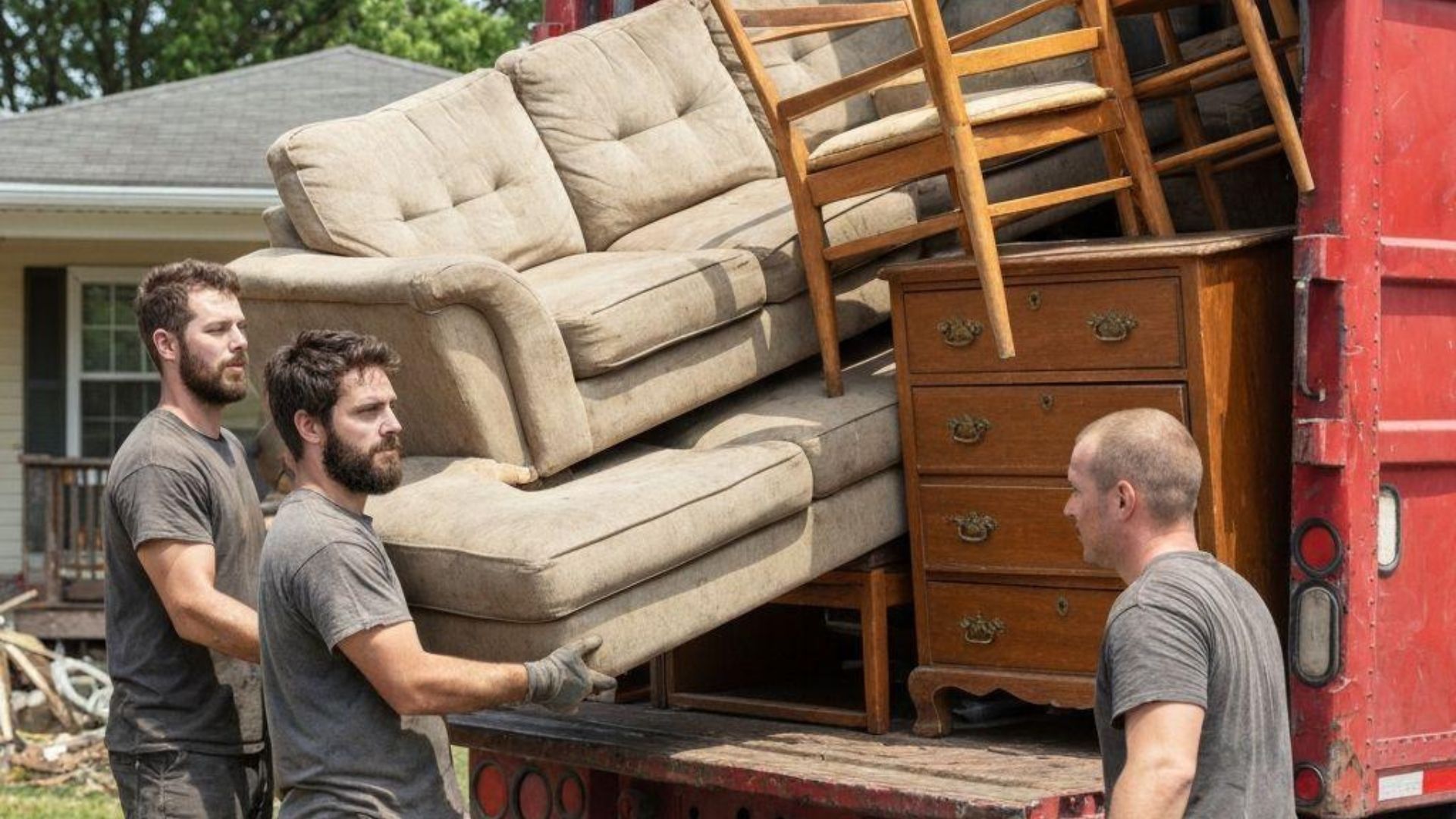 Garage transformed after junk removal and decluttering services